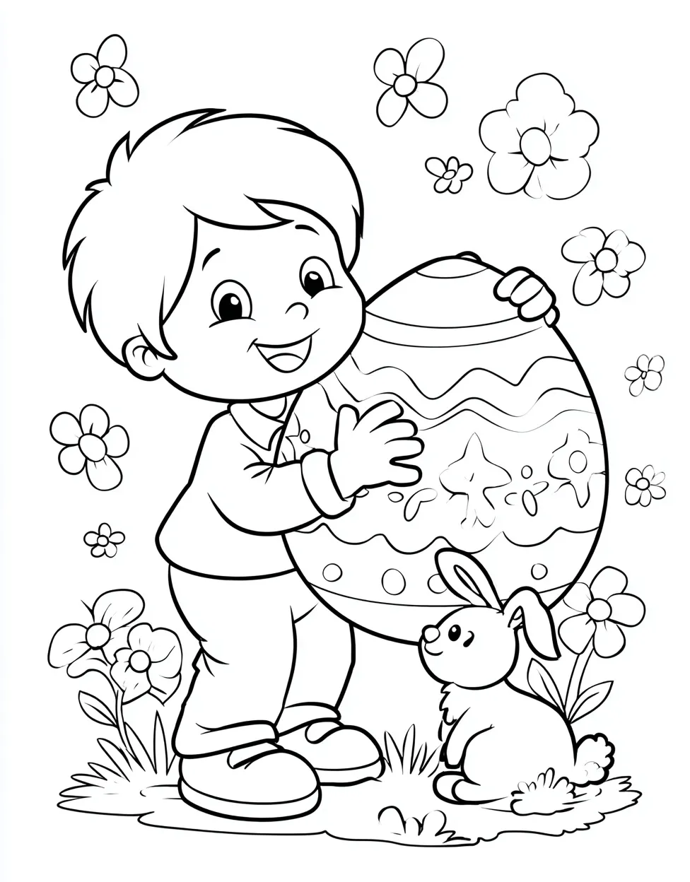 Fun Cocomelon Easter Coloring Pages for Toddlers - Free Coloring Page ...
