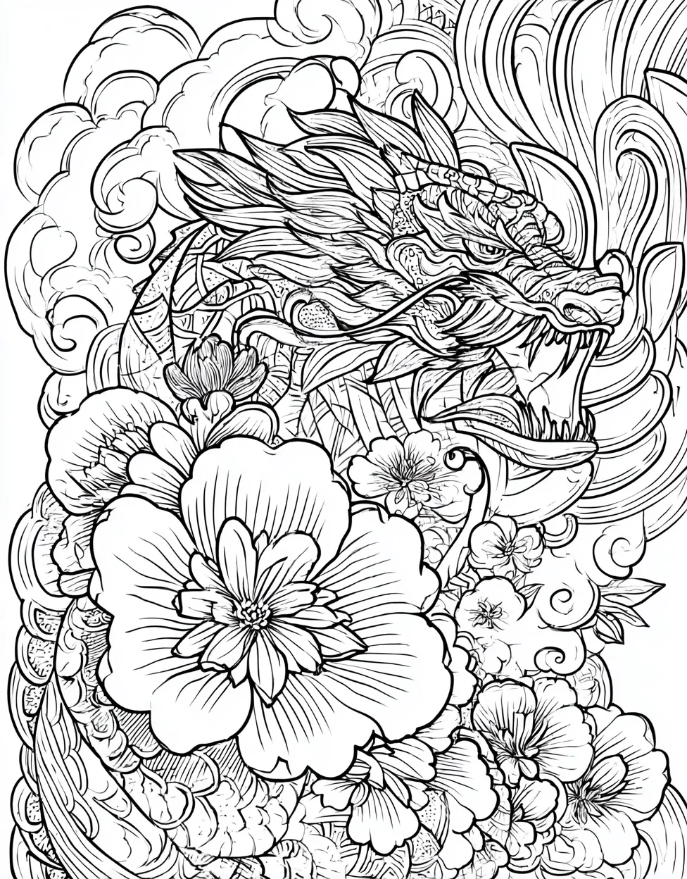 Riot Venom Adult Coloring Page - Swirling Tendrils - Free Coloring Page ...