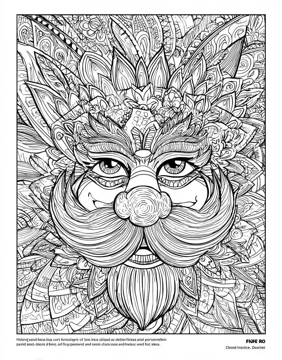 Intricate Fortnite Clown Skin Coloring Page for Adults - Free Coloring ...