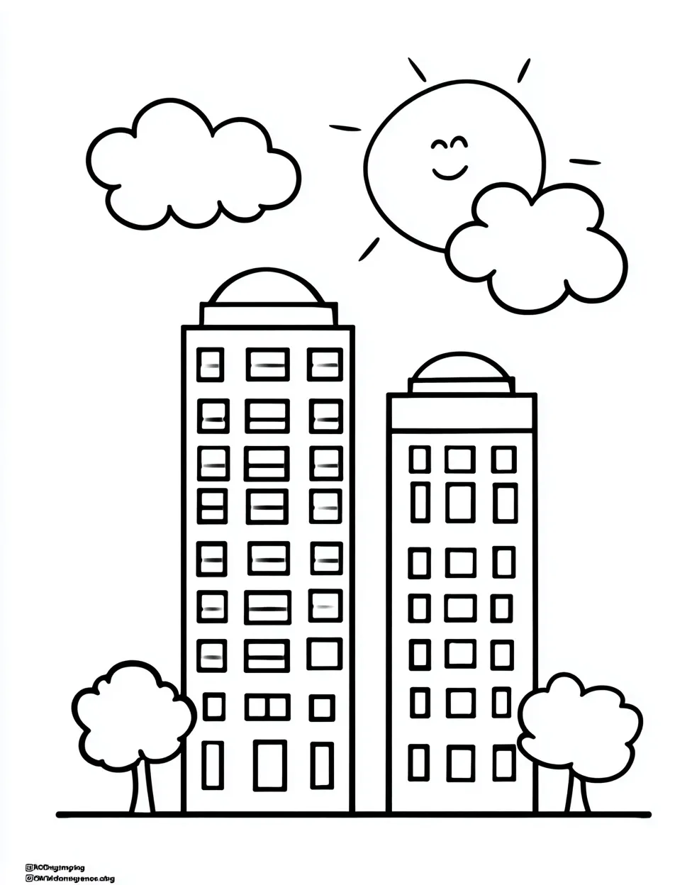 Fun 9/11 Coloring Page for Toddlers - Easy to Color